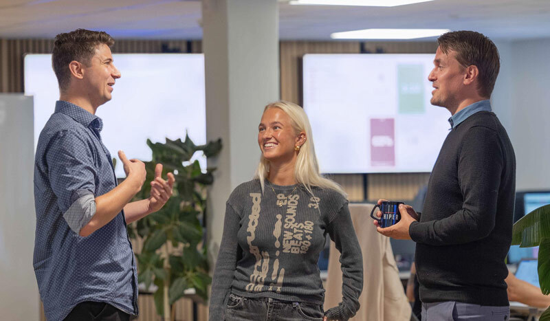 Et billede af Hipers medarbejdere.