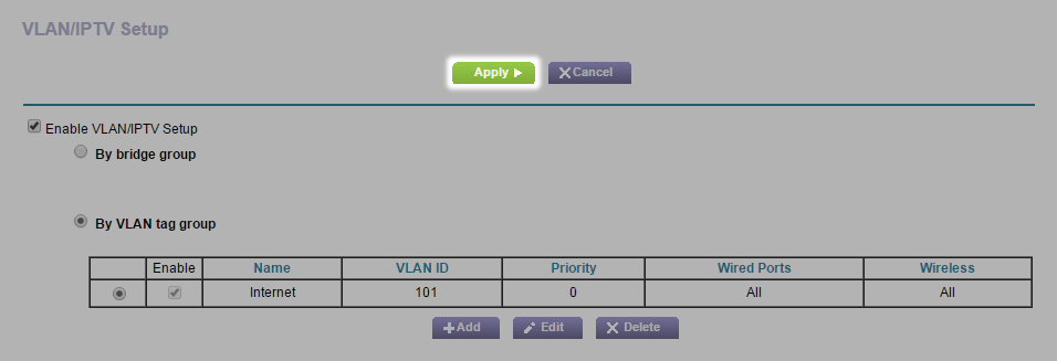 Billede af nogle specifikke indstillinger i Netgear Nighthawk‘s interface.