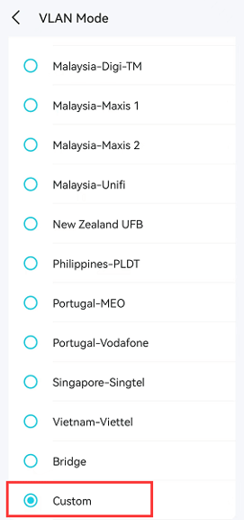 Billede af nogle specifikke indstillinger i TP-Link Deco‘s interface.