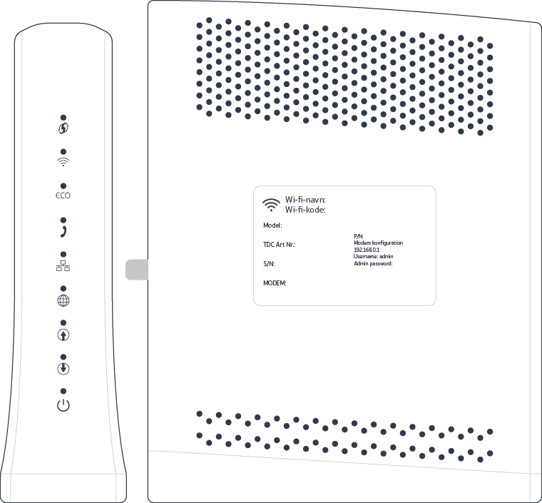 Illustreret Sagemcom router