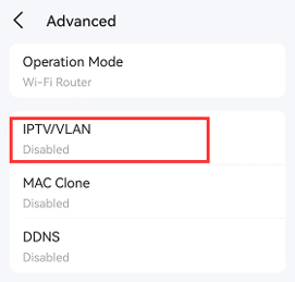 Billede af nogle specifikke indstillinger i TP-Link Deco's interface.