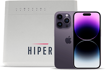 iPhone og Hiper Router